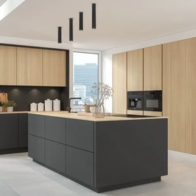 Spotlámpa GENESIS 1xGU10/8W/230V 30 cm fekete