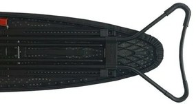 Rolser K-SURF BLACK TUBE vasalódeszka 130 x37 cm, ezüst