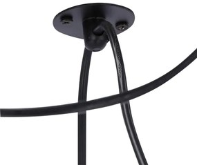 Csillár zsinóron ASSAM 3xE27/60W/230V fekete