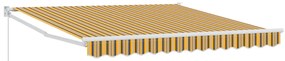Kézi Behúzható Napellenző Múlticolór Csík 350x250 cm