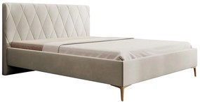 Franciaágy 140 cm Tikka 140 (bézs + arany). 1099420