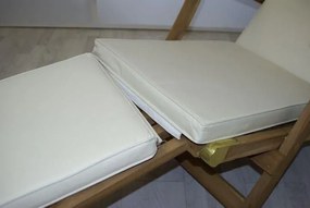 Párna nyugágyhoz FLORENTINE 2 db krémszínű