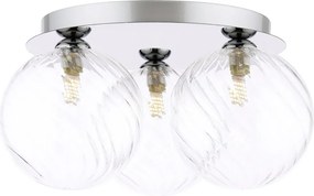Dar Lighting modern mennyezeti lámpa foley csiszolt króm darfol5350-22