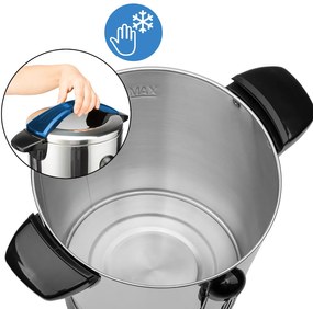 Jurhan COZY borfőző/tea, 6,8l, ezüst