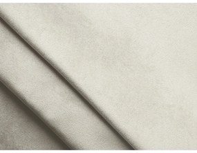 Fehér bársony sarokkanapé (jobb oldali) Moana – Makamii