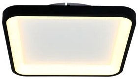 Brilagi - Dimmelhető LED mennyezeti lámpatest FALCON SLIM LED/50W/230V 50x50 cm fekete + távirányító