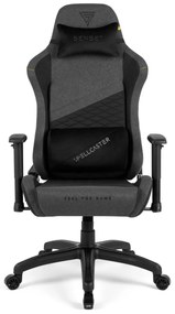 Gamer szék SENSE7 Spellcaster szövet fotel Senshi Edition XL szürke