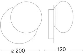 Ideal Lux - LED fali lámpa NINFEA 1xGX53/9W/230V fehér