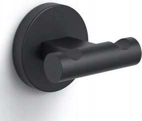 Zack Scala Dupla Törölközőtartó Fekete