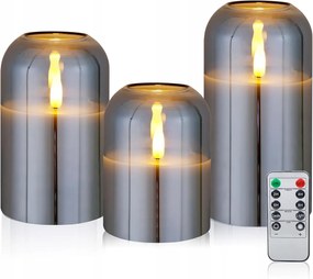 Cclife CushHom 3 Db-os Led Távirányító Gyertya Készlet