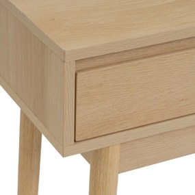 Natúr színű konzolasztal 30x100 cm Iona – Casa Selección