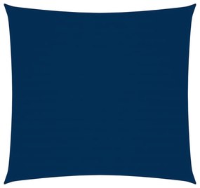 kék négyzet alakú oxford-szövet napvitorla 2,5 x 2,5 m