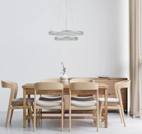 Italux glamour modern függeszték barlo ezüst itxpnd-34526-2l-silv