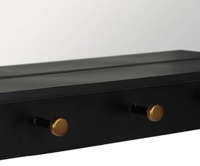 Fali tükör fogassal 69x43 cm – Ixia