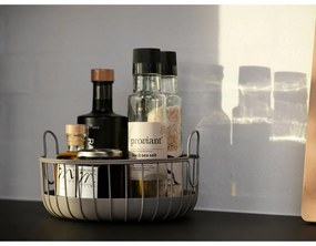Fémhuzalos tárolókosár ø 22x8 cm Inu – Zone