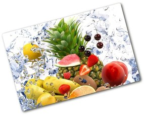 Edzett üveg vágódeszka Gyümölcs és víz pl-ko-80x52-f-86864164