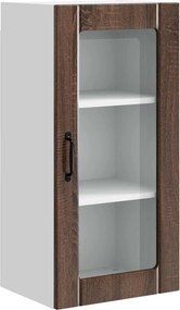 vidaXL Konyhaszekrény polcokkal Barna Tölgy 40 x 31 x 80 cm Faanyag