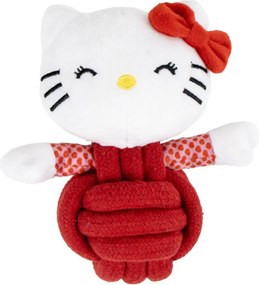 Hello Kitty Red kötél kutyajáték 15 cm