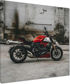 Vászonkép 90x90 Piros Ducati Motorkerékpár
