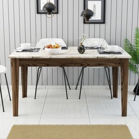 Milan 515 - Walnut, White