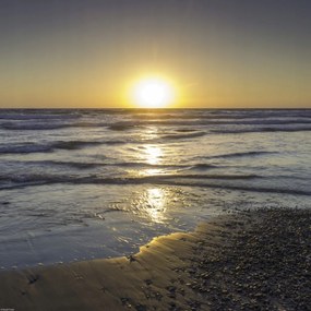 Poszter 40x40cm Csendes naplemente a tengerparton, Assaf Frank