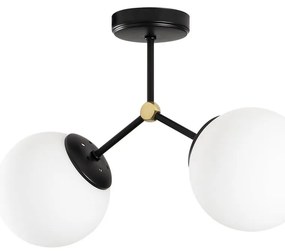 Damar fekete-fehér mennyezeti lámpa - Opviq lights