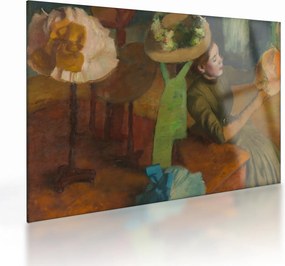 Üveg kép - Edgar Degas, The Millinery Shop, reprodukciók (70x50 cm)
