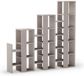 Szürkésbézs polcos állvány 158x151 cm Anissa – Marckeric