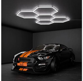 LED mennyezeti lámpa LED/192W/85-265V 6500K 298x209 cm CRI 90 IP54 fehér