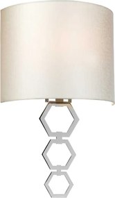 Elstead Lighting Clark CLARK-MEDIUM-PC Fali lámpa 1x60W/E27