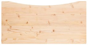 tömör fenyőfa asztallap 110 x 55 x 2,5 cm