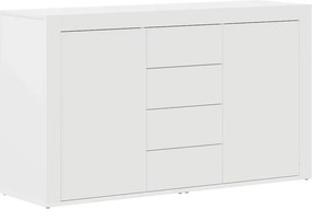 vidaXL Széf fiókkal Fehér 120 x 36 x 69 cm Faanyag