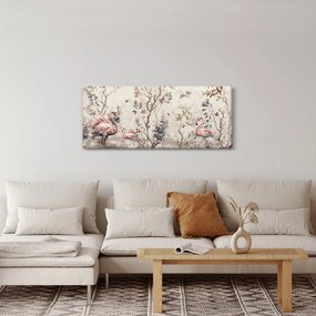 Kép - Rajz flamingókról (120x50 cm)