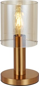Italux SARDO TB-5581-1-BRO+AMB Asztali lámpa 1x40W/E27 IP20
