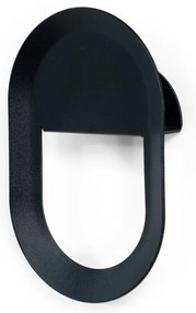 Fekete fali acél akasztó Coucou – Spinder Design