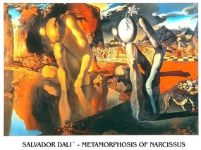 Metamorphosis of Narcissus, 1937 Festmény reprodukció, Salvador Dalí, (80 x 60 cm)