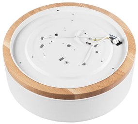 Brilagi - LED mennyezeti lámpa BELLADONNA 3xE27/15W/230V átm. 50 cm fehér/tölgy