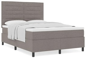 Box Spring Ágy Matraccal Taupe 160x200 cm Szövet