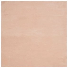 HUARTE púderszínű rövid szálú puha és mosható szőnyeg 160x160cm
