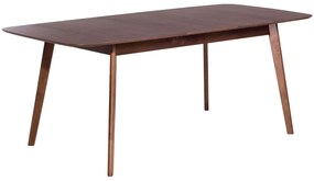 Elegáns Barna Kihúzható Étkezőasztal 150 x 90 cm MADOX Beliani