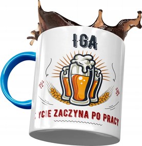 Kék Bögre Igi Feleség Barátnő Nyomtatott Fotóval