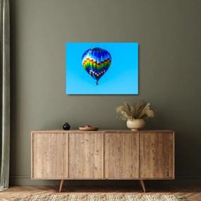 Kép - Hőlégballon (üvegen) (70x50 cm)