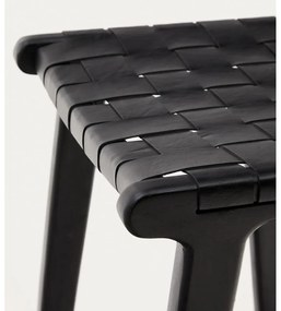 Fekete mahagóni fa bárszék Calixta – Kave Home