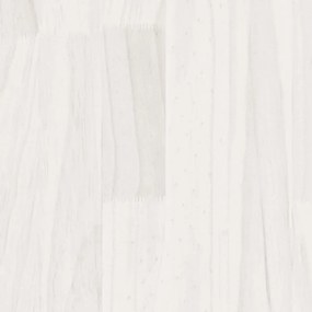 fehér tömör fenyőfa dohányzóasztal 110 x 50 x 34 cm