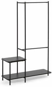 Galatia fekete fém előszoba bútor - Kave Home