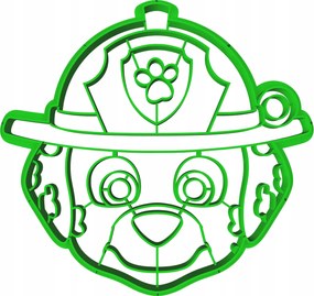 Sütemény lyukasztó bélyegzővel Nagy mese Mancs Őrjárat Marshall 10cm