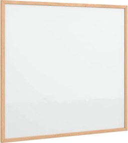 vidaXL mágneses fehértábla tömör fenyőfa kerettel 60x55 cm