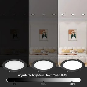 Immax NEO 07294L - DOWN LED, dimmelhető beépíthető mennyezeti lámpa, LED 12W/230V, Wi‑Fi, Ø 12 cm, fehér