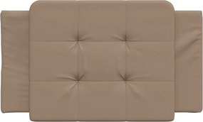 cappuccino színű műbőr fejtámla párna Zadar 80 cm