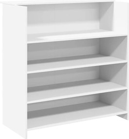 vidaXL fehér, rétegelt fa recepciós asztal 100 x 50 x 103,5 cm
